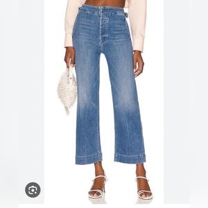 MOTHER Denim The Cinch Greaser Ankle in Despite Differences Size 27